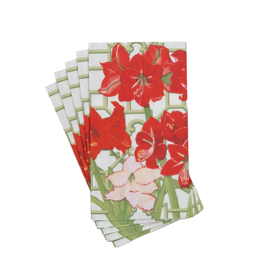 Servilletas de papel alargadas Amaryllis