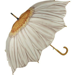 Paraguas con diseño de una margarita