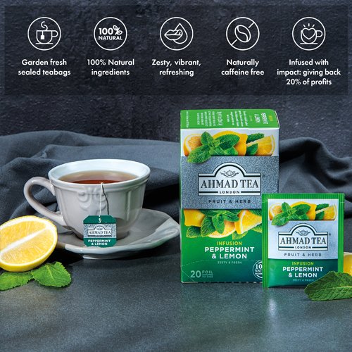 Infusión menta y limón