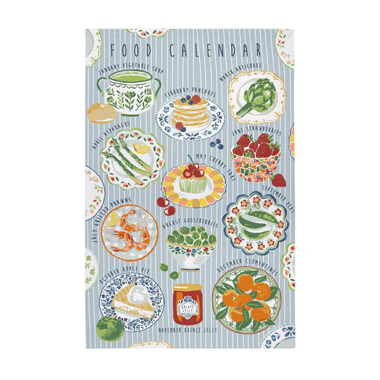 Trapo de cocina calendario de comida
