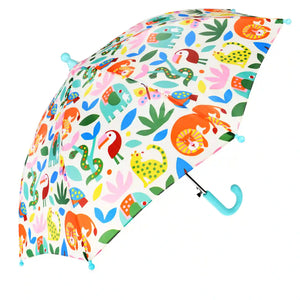 Paraguas para niño diseño animales de zoo