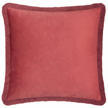 Cargar imagen en el visor de la galería, Almohadón de terciopelo bordado Strawberry Thief (50 x 50)