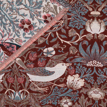 Cargar imagen en el visor de la galería, Manta jacquard Strawberry Thief (130 x 170 cm)