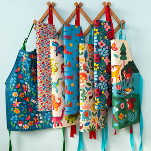 Delantal niño diseño florecillas