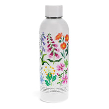 Cargar imagen en el visor de la galería, Botella de acero inoxidable diseño flores silvestres