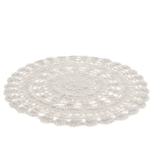 Cargar imagen en el visor de la galería, Individual de crochet en beige
