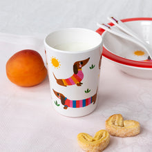 Cargar imagen en el visor de la galería, Vaso de melamina diseño Teckel