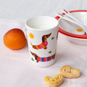 Vaso de melamina diseño Teckel