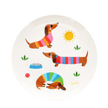 Cargar imagen en el visor de la galería, Plato de melamina diseño Teckel