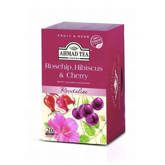 Infusión de rosa mosqueta e hibiscus y cereza