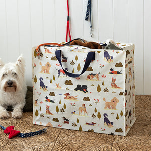 Bolsa gigante para almacenar diseño raza de perros