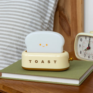 Luz de noche para mesilla diseño tostadora