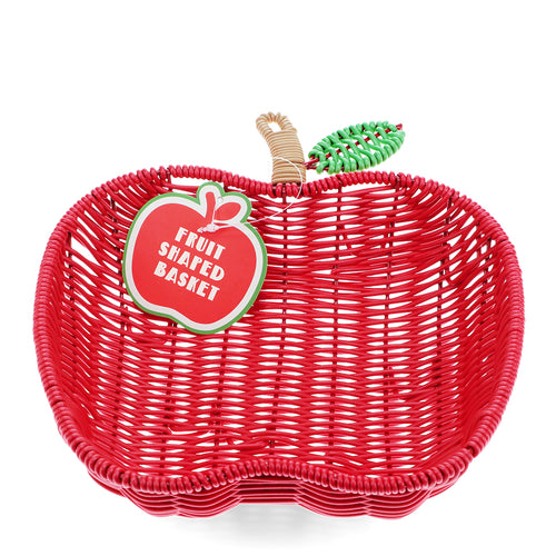 Cesta en forma de manzana