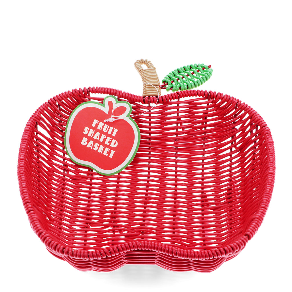 Cesta en forma de manzana