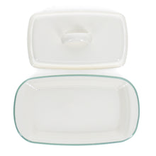 Cargar imagen en el visor de la galería, Mantequillera de esmalte – Verde pistach