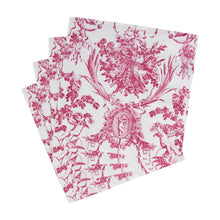 Cargar imagen en el visor de la galería, Servilletas cocktail "Romantic Toile Rose "