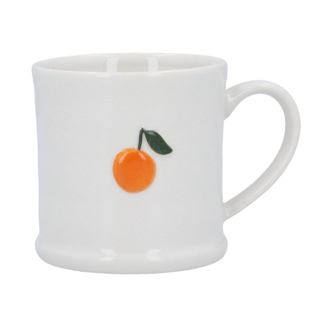 Mini mug de cerámica diseño naranja