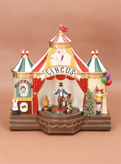 Caja de música Circo navideño