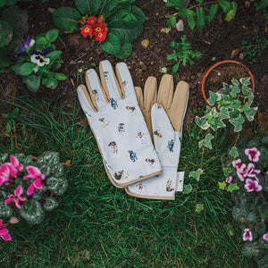 Guantes de jardín diseño perros