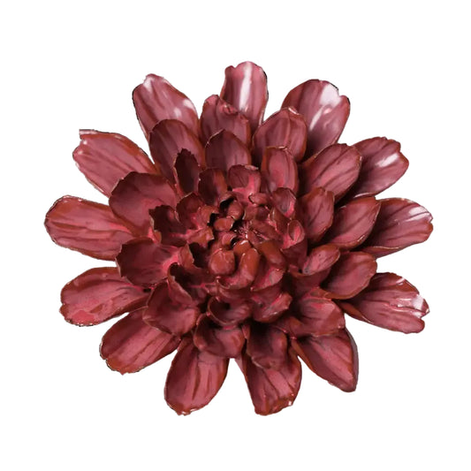 Flor de cerámica  de Pascua rosa