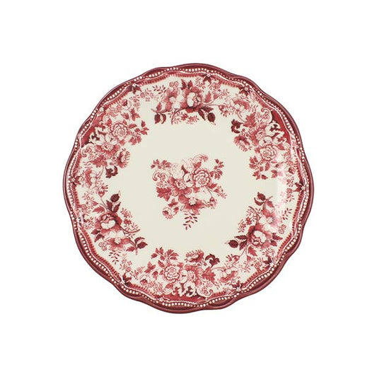 Plato de postre de porcelana diseño Faustine