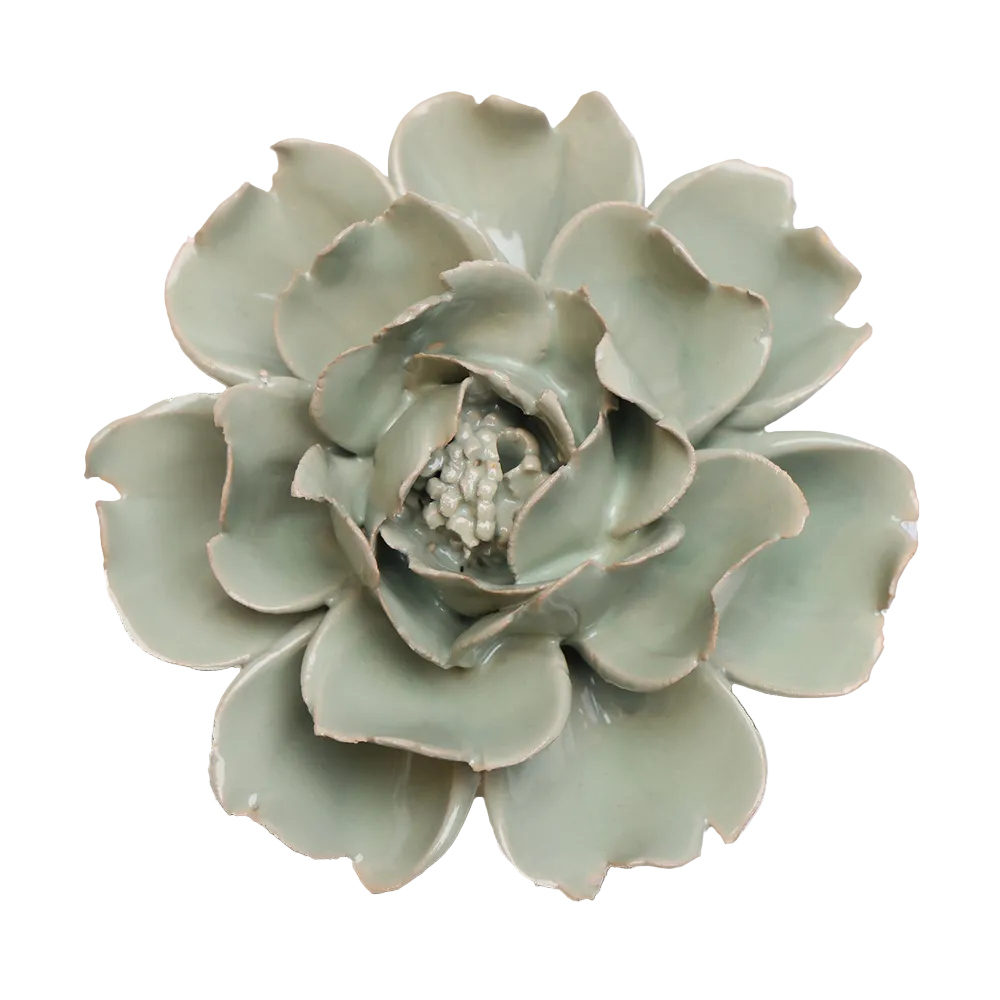 Flor de cerámica de  jardín Inglés