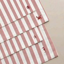 Cargar imagen en el visor de la galería, Pack de 4 unidades servilletas rayas Rojo (180x300 cm)