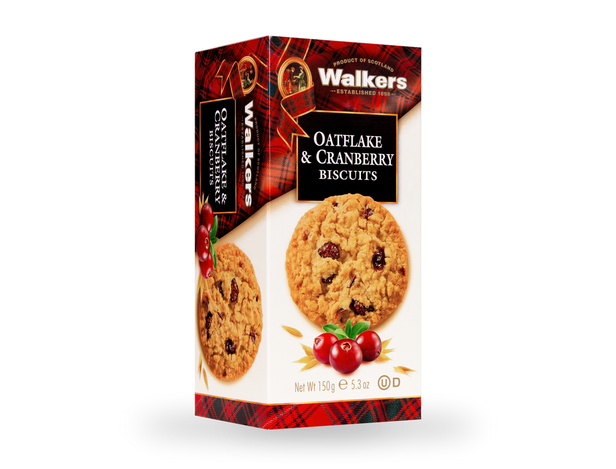 Galletas con copos de avena y arándanos