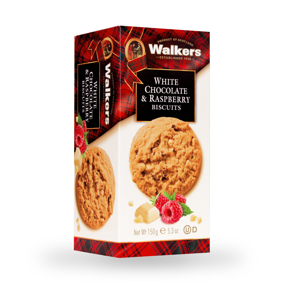 Galletas de frambuesa y chocolate blanco