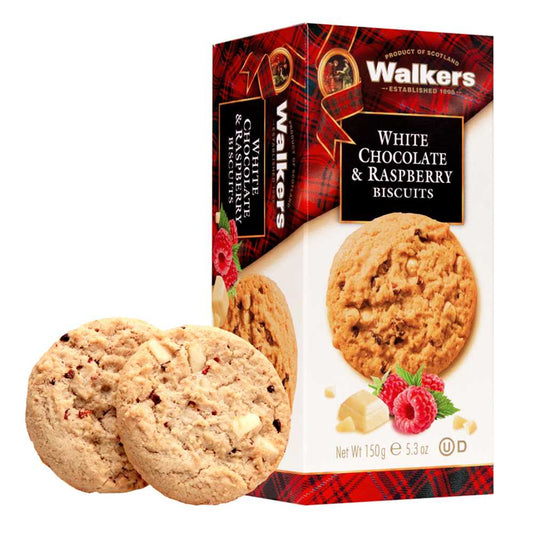 Galletas de frambuesa y chocolate blanco