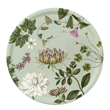 Cargar imagen en el visor de la galería, Bandeja redonda diseño botánico Flora Danica