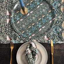 Cargar imagen en el visor de la galería, Bandeja William Morris: Morris Bird (Ø38 cm)