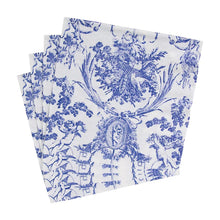 Cargar imagen en el visor de la galería, Servilletas cocktail "Romantic Toile Blue"