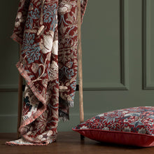 Cargar imagen en el visor de la galería, Manta jacquard Strawberry Thief (130 x 170 cm)