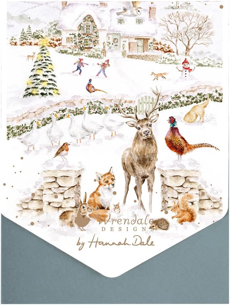 Pack tarjetas de Navidad " Snow place"