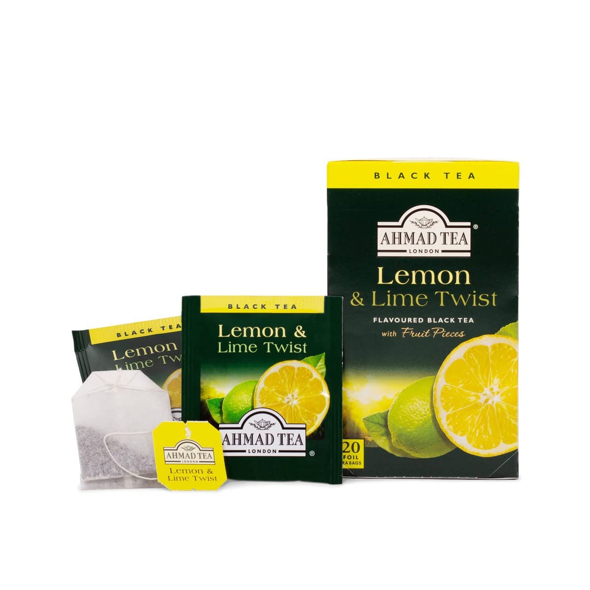 Té negro con limón y lima