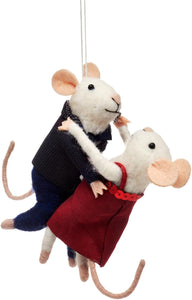 Adorno de ratones bailarines