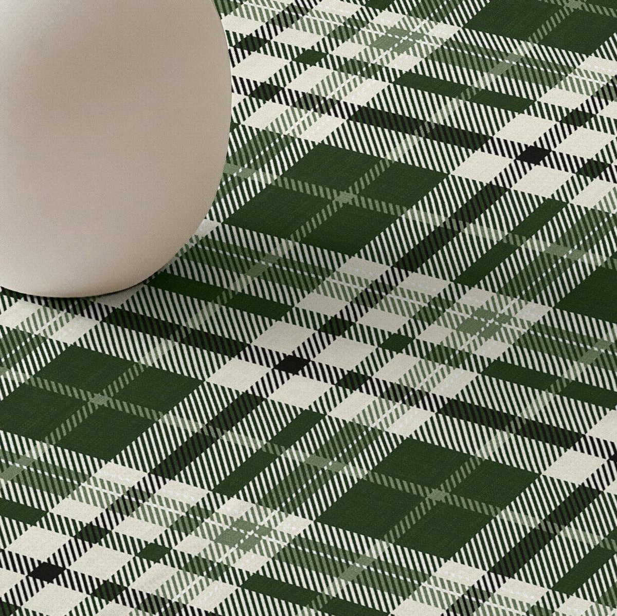 Mantel antimanchas 100% algodón Davis Green