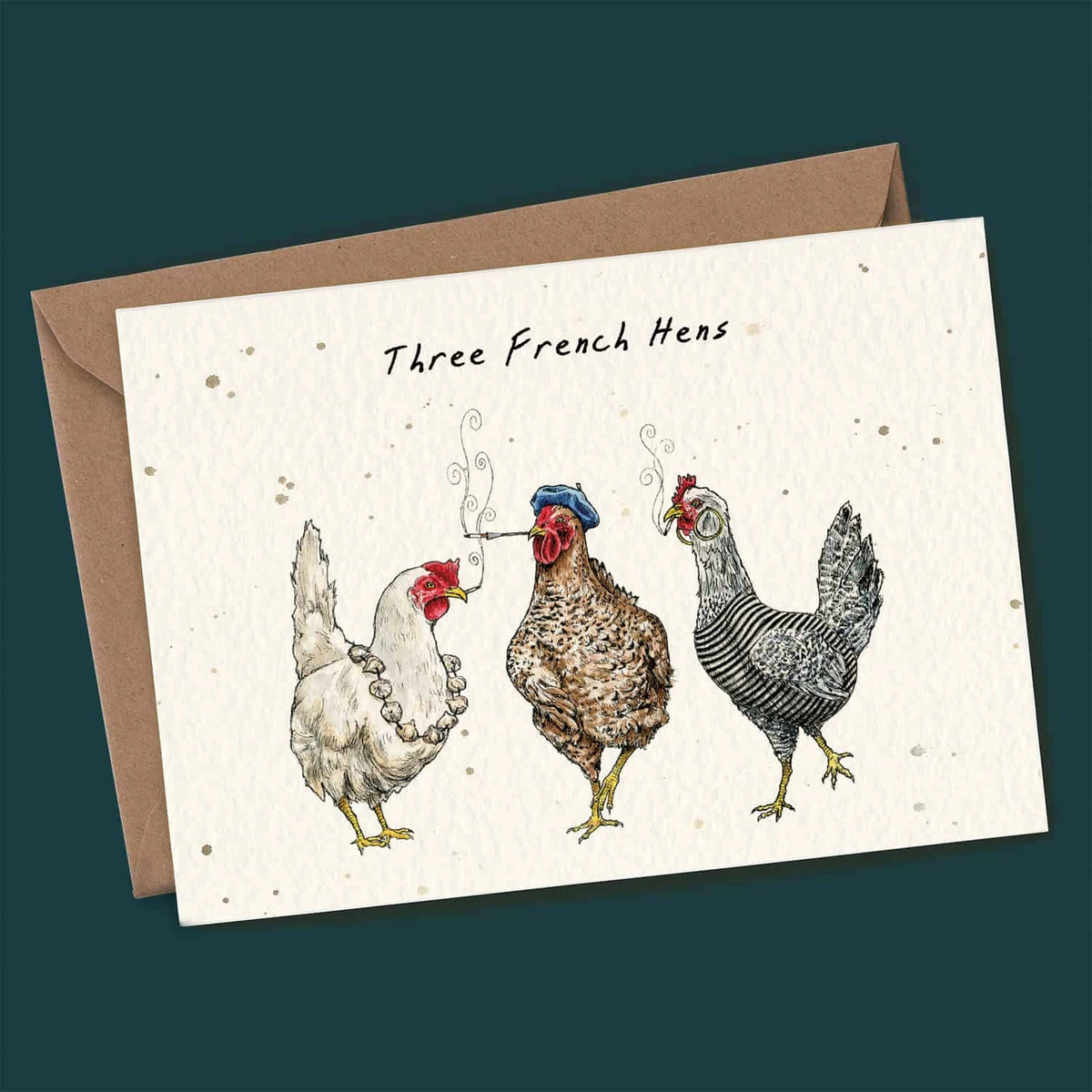 Pack de 12 tarjetas de Navidad “12 Days of Christmas”