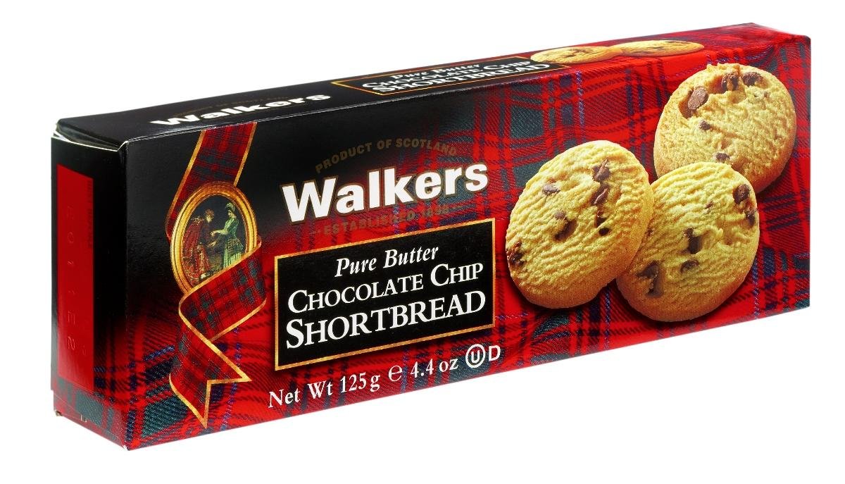 Galletas de mantequilla con pepitas de chocolates Walkers