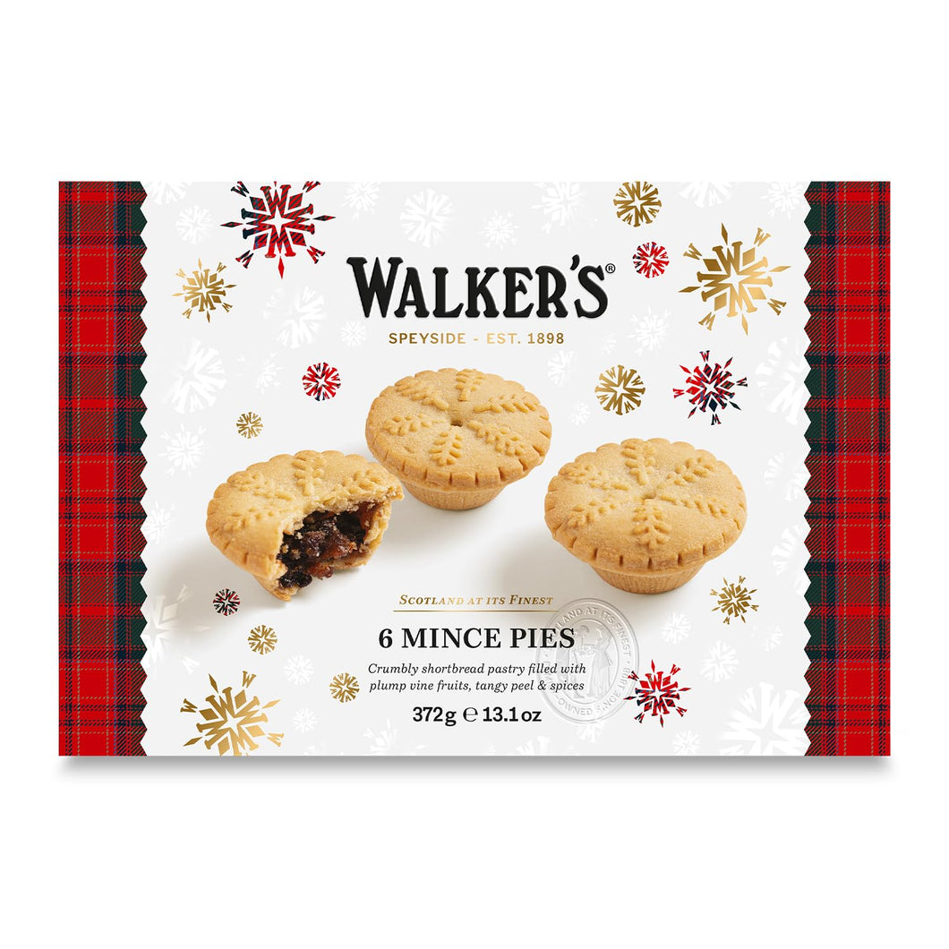 Mince pies de la casa Walker 6 Uni.