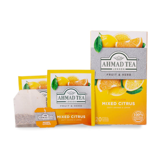 Infusión energizante naranja y limón