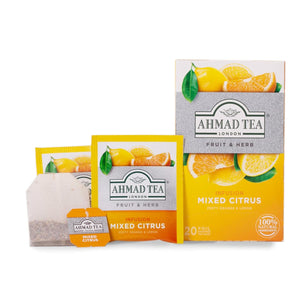 Infusión energizante naranja y limón