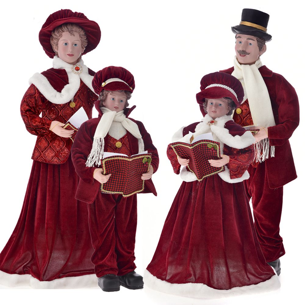 Cantores grandes vestidos de época ( 75 y 95 cm alto)