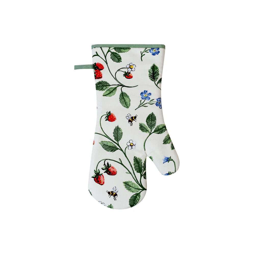 Manopla diseño fresas