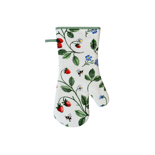Manopla diseño fresas