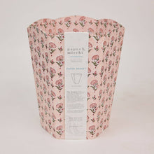 Cargar imagen en el visor de la galería, Papelera de Papel reciclado con Estampado floral Ditsy Blush