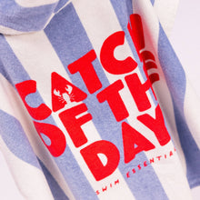 Cargar imagen en el visor de la galería, Poncho de playa - Azul - Captura del día - 65 x 65 cm