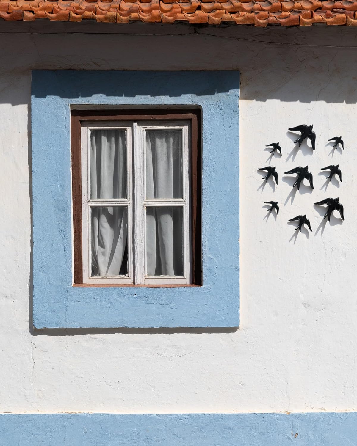 Golondrinas pintadas de loza