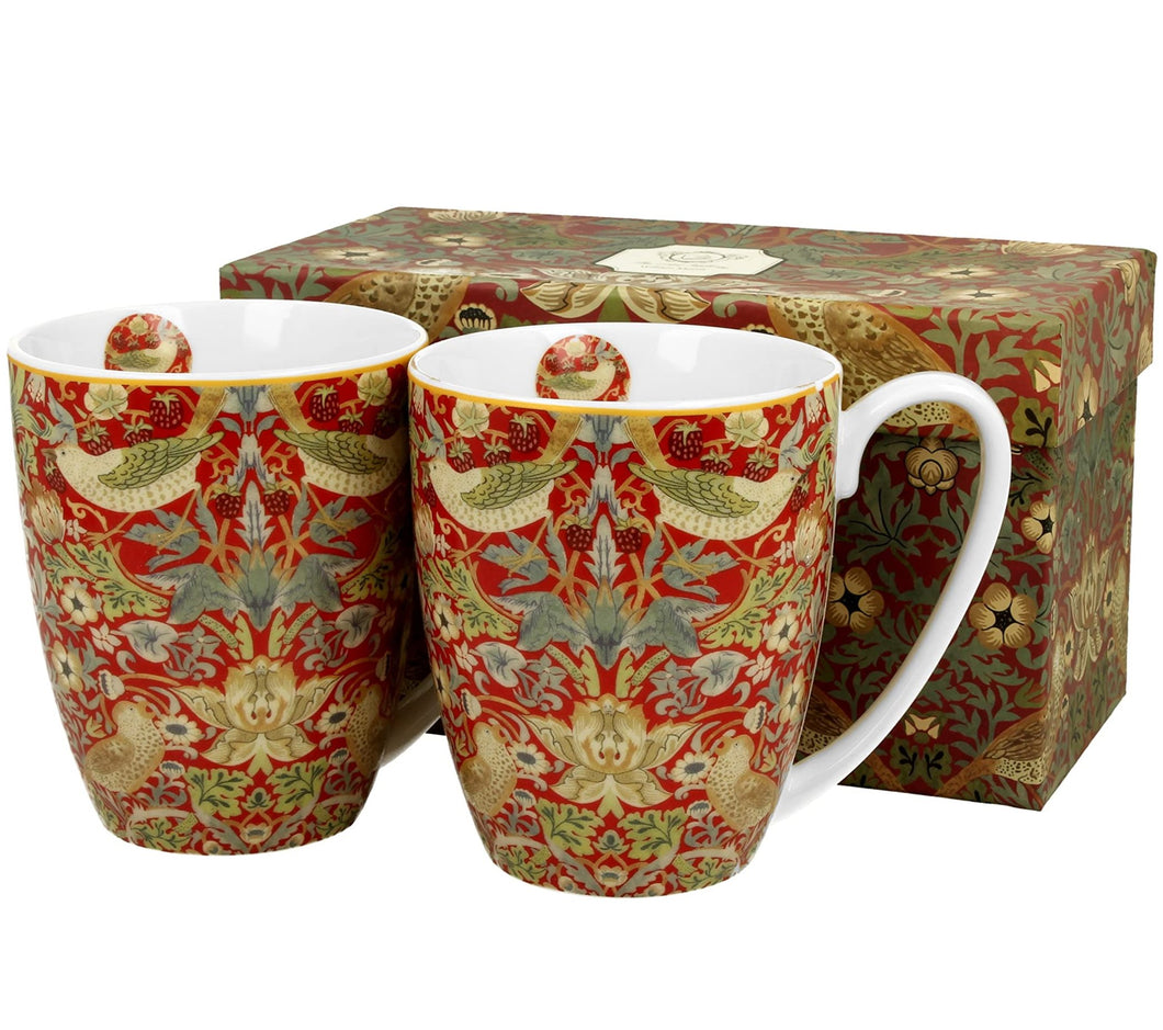 Set de dos tazas diseño Strawberry thief